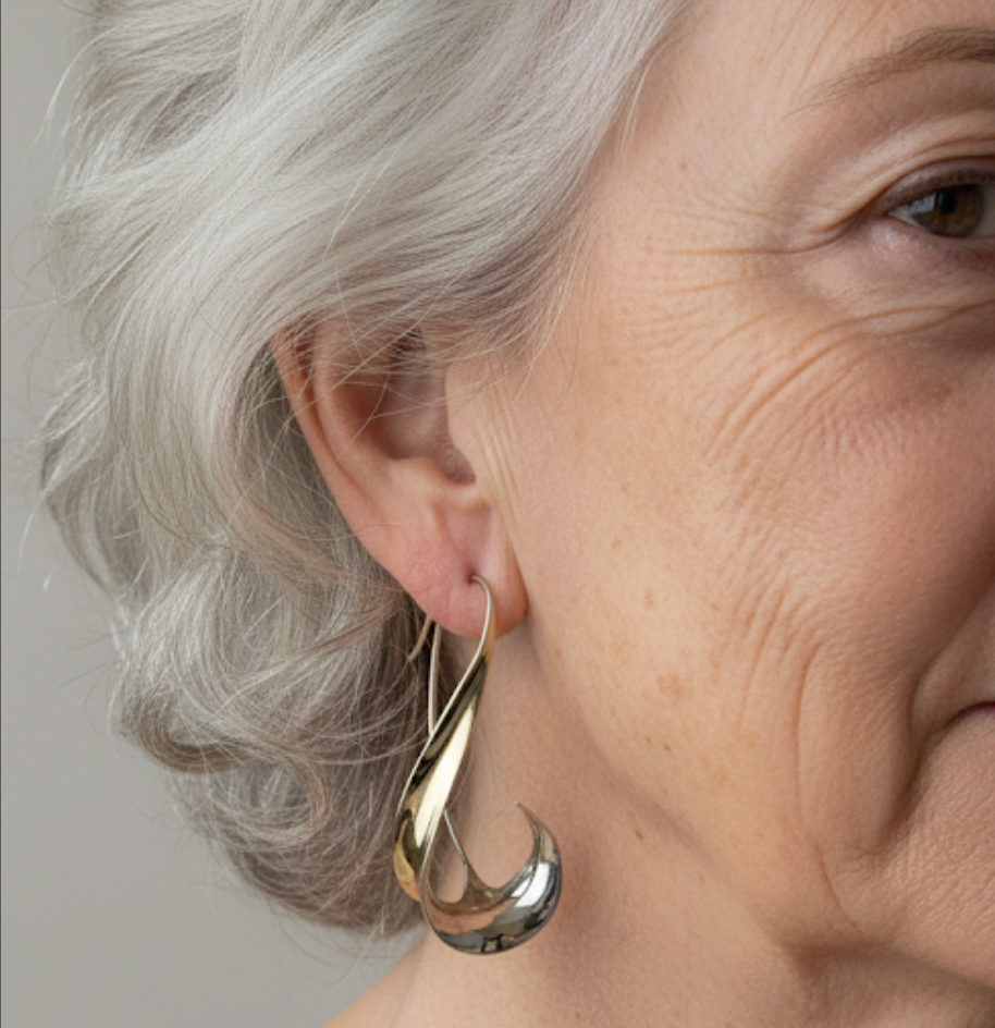 Vintage Gold Drop Earrings