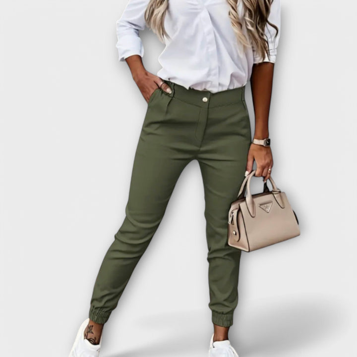 Magdalena – Slim-Fit Casual Trousers