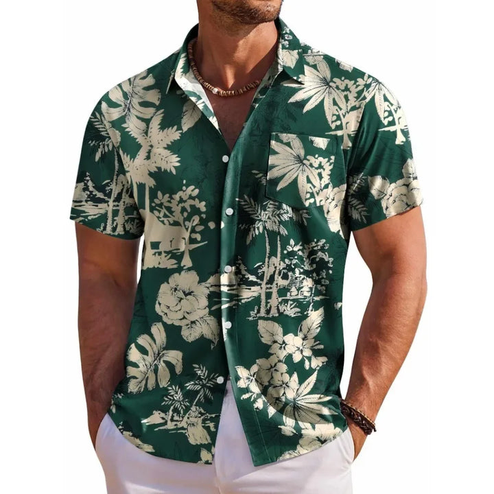 Lukáš – Hawaiian Floral Summer Shirt