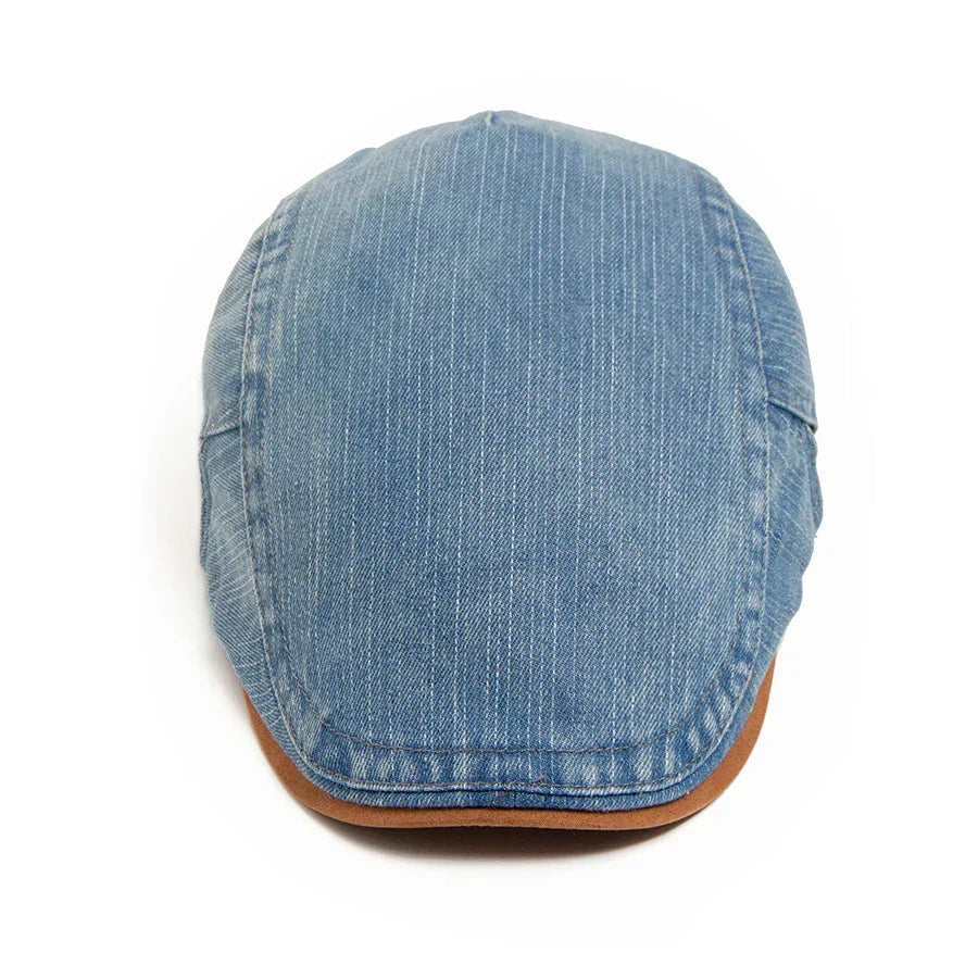 Petr – Premium Denim Flat Cap
