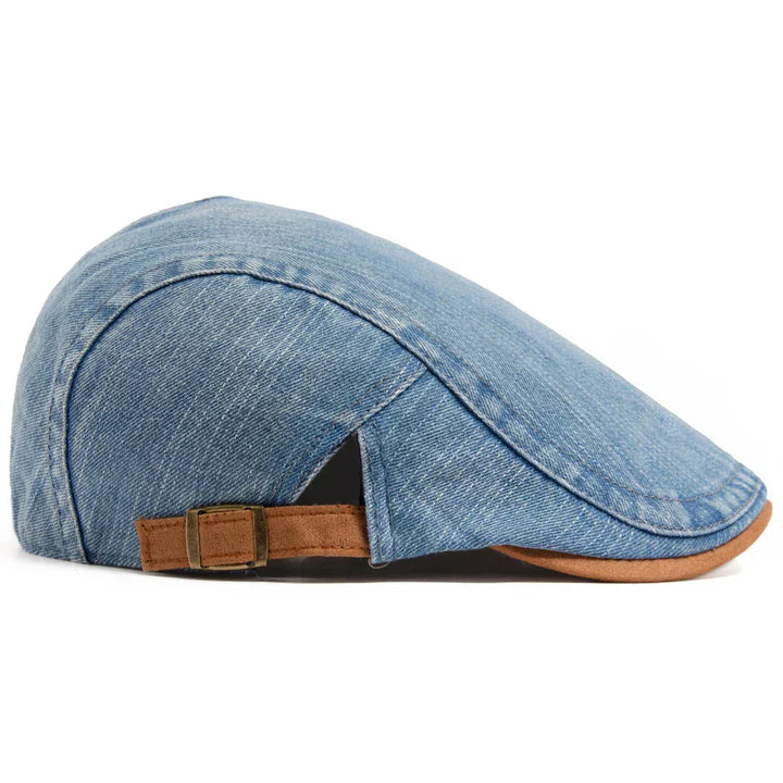 Petr – Premium Denim Flat Cap