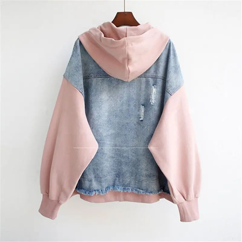 Saoirse – Denim Hoodie