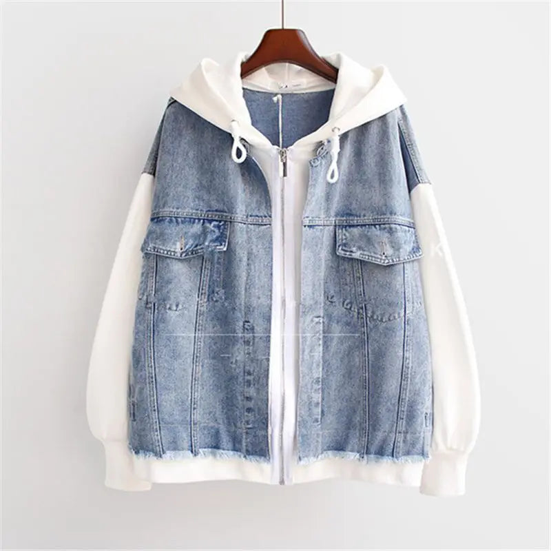 Saoirse – Denim Hoodie