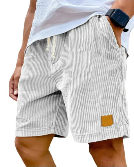 Matěj – Corduroy Shorts with Ribbed Texture