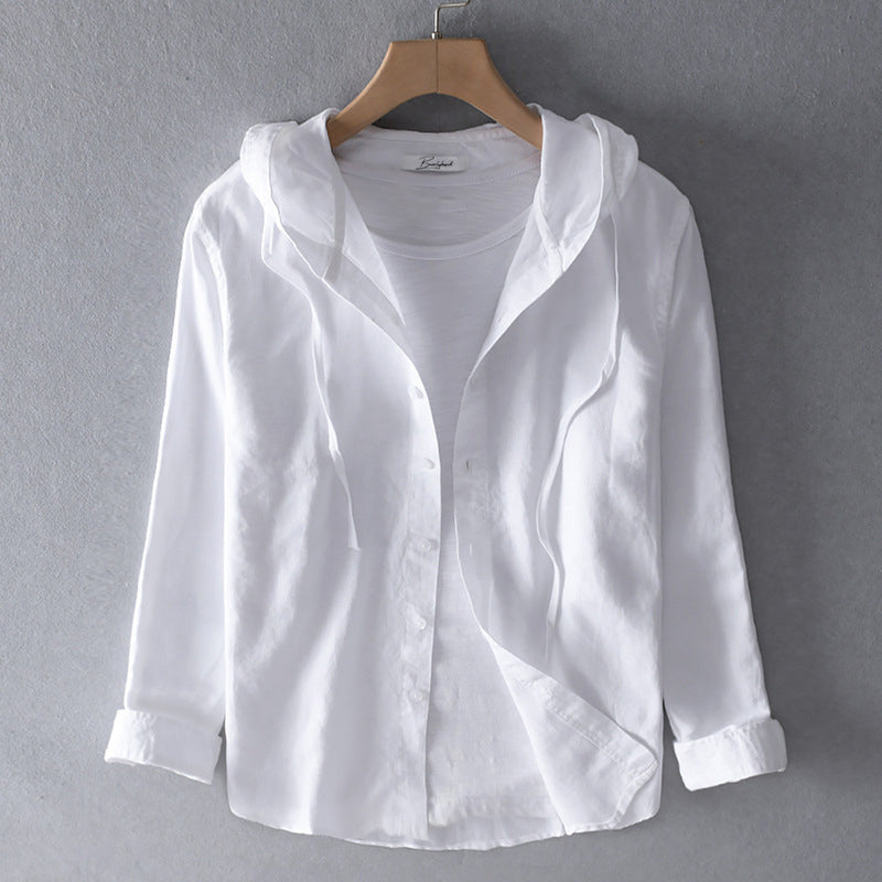 Ciara – Cotton Hooded Blouse