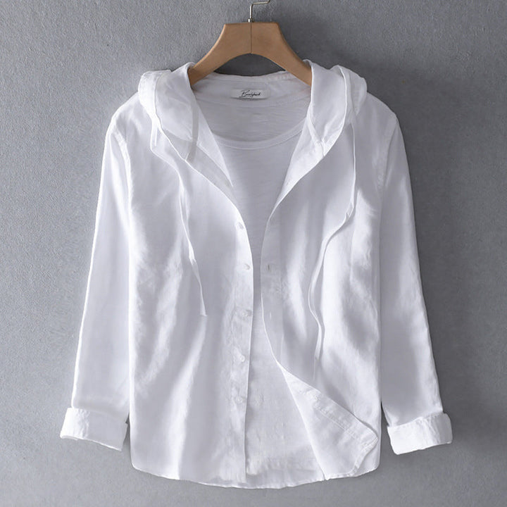 Ciara – Cotton Hooded Blouse