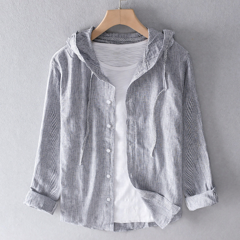 Ciara – Cotton Hooded Blouse