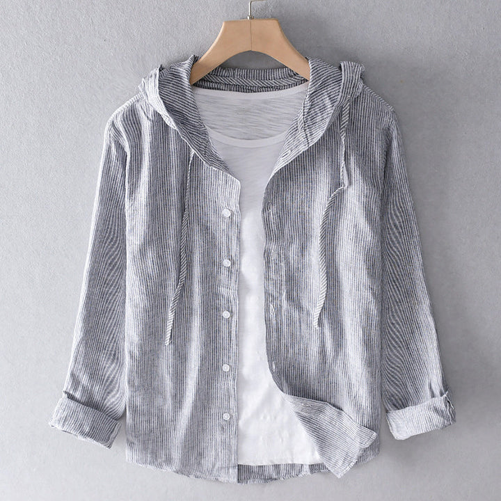 Ciara – Cotton Hooded Blouse