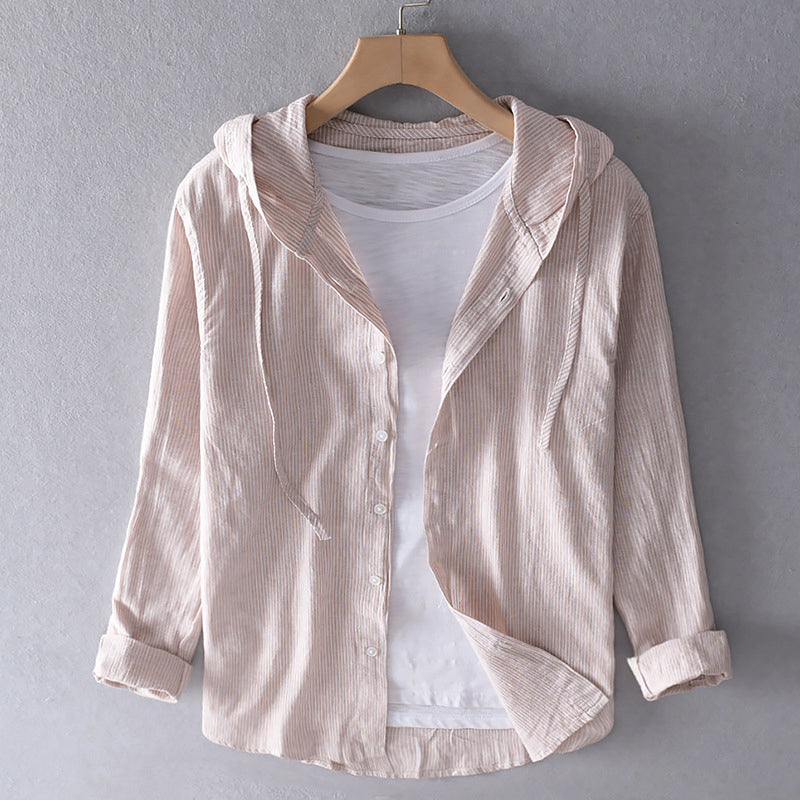 Ciara – Cotton Hooded Blouse