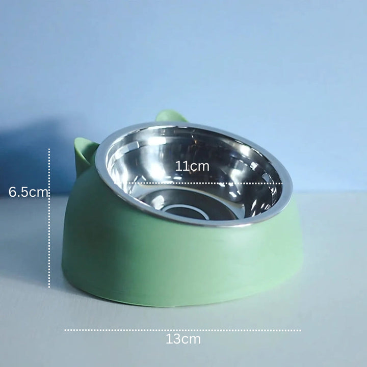 Raised Tilted Bowl for Dogs and Cats