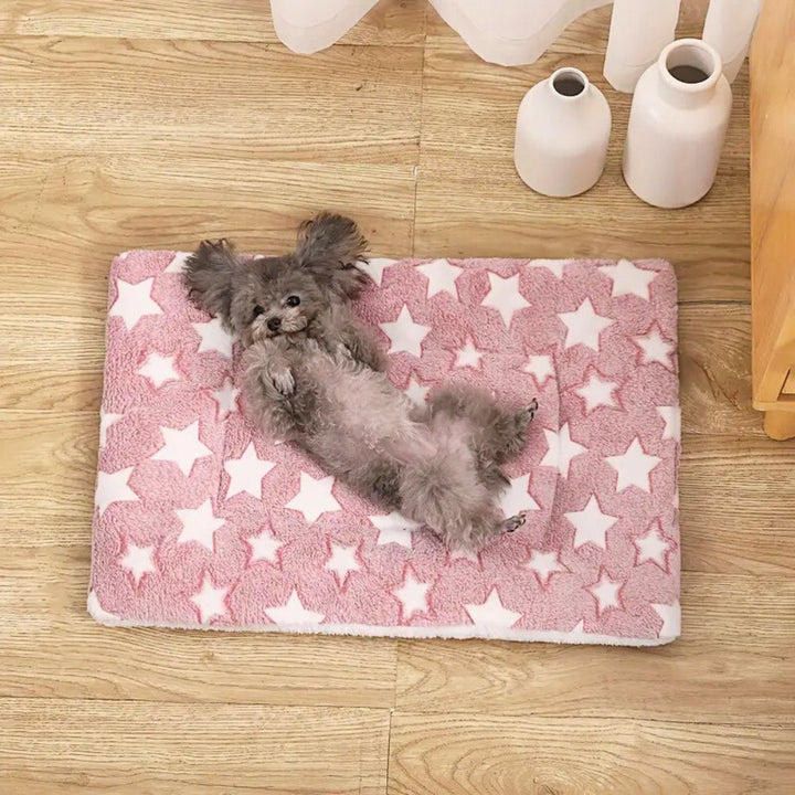 Warm Fleece Blanket for Dogs and Cats with Stars