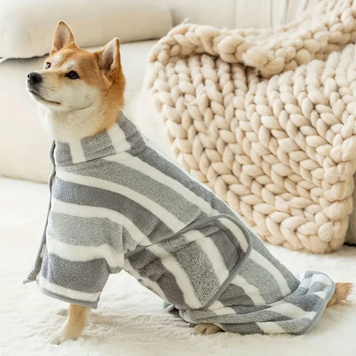 Quick-Drying Dog Robe and Towel