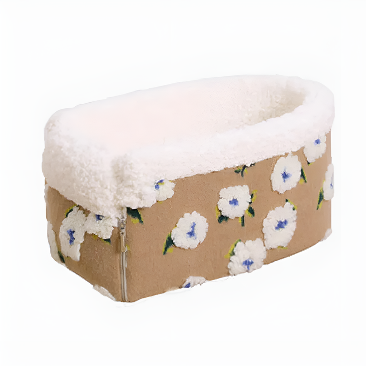 Travel Car Seat for Dogs – Floral Pattern
