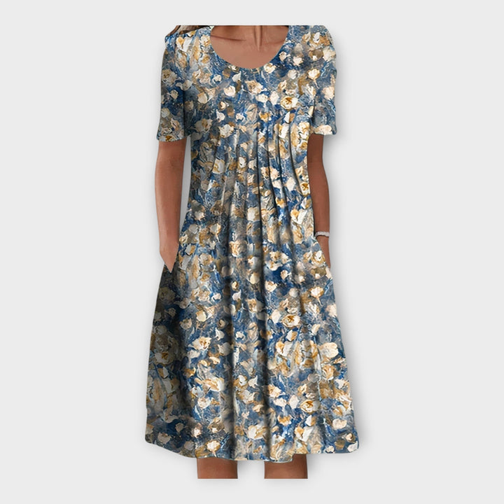 Méabh – Floral Short-Sleeve Dress