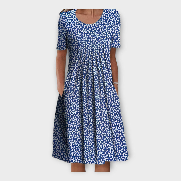 Méabh – Floral Short-Sleeve Dress