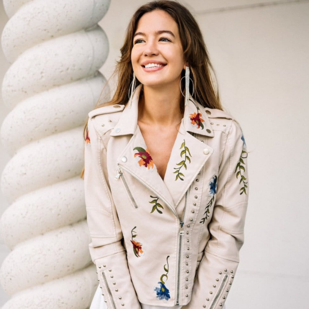 Fidelma – Retro Chic Floral Coat