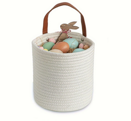 Hanging Cotton Storage Basket (Set of 2)