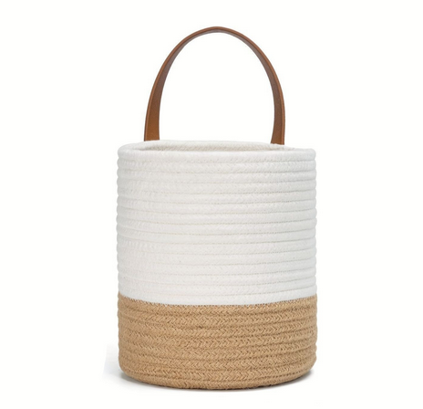 Hanging Cotton Storage Basket (Set of 2)
