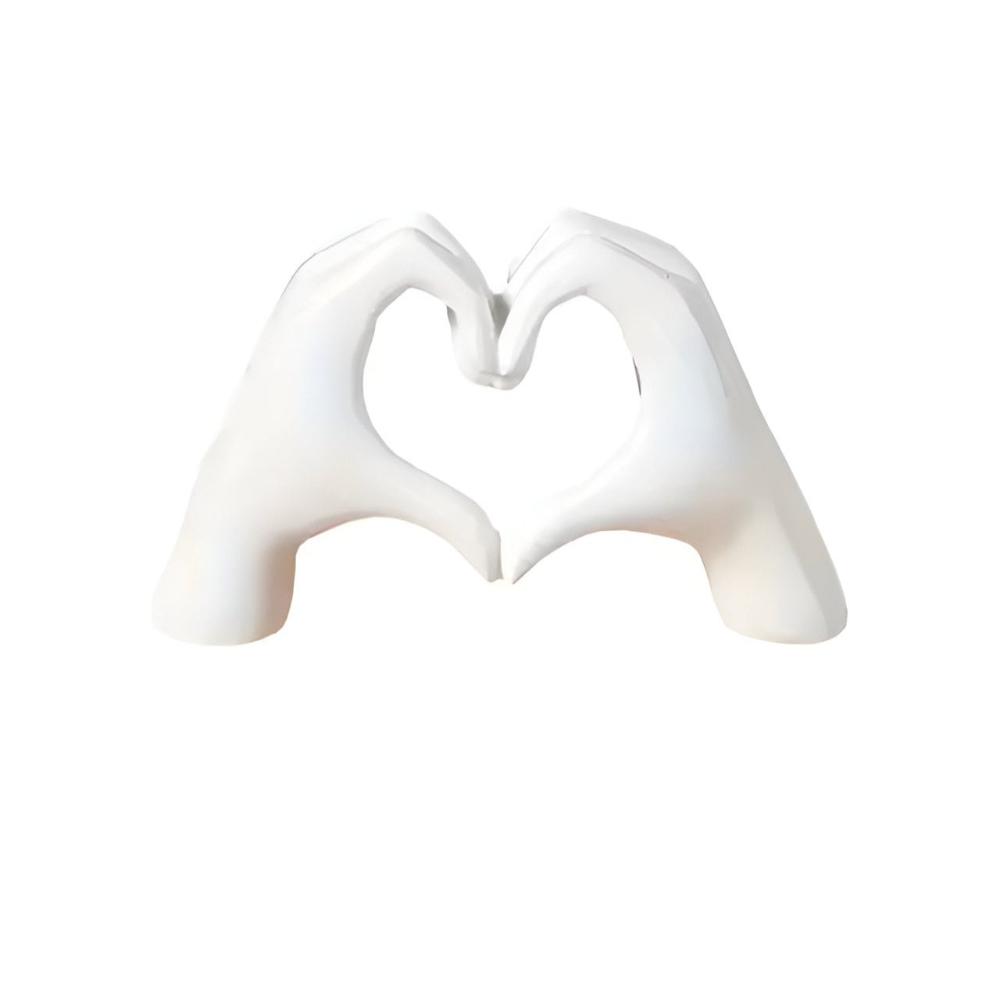 Heart-Shaped Hands Figurine