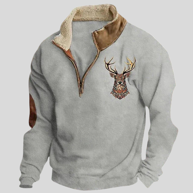 Kasper – Hoodie with Deer Motif