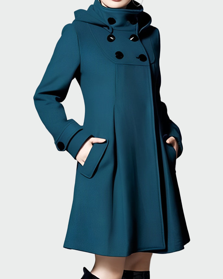 Niamh – Coat with Hood and Collar
