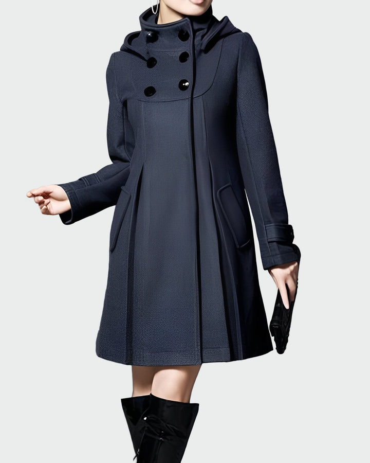 Niamh – Coat with Hood and Collar