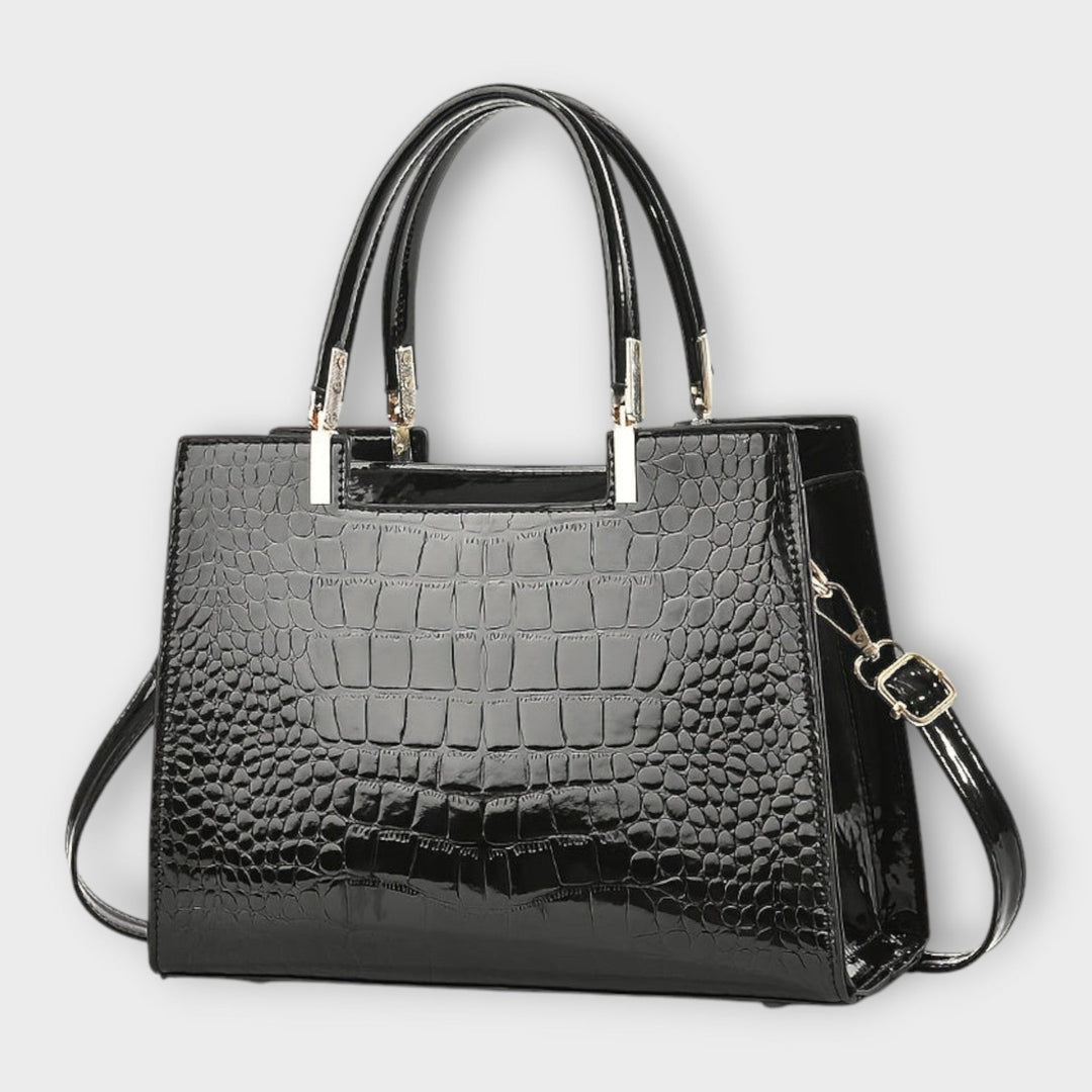 Aria – Croc-Effect Handbag