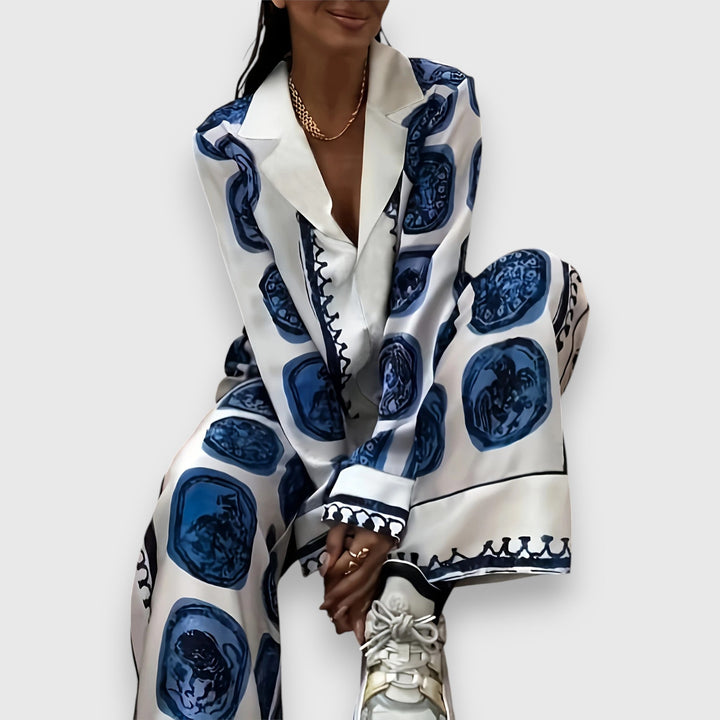 Nayeli – Set with Abstract Print
