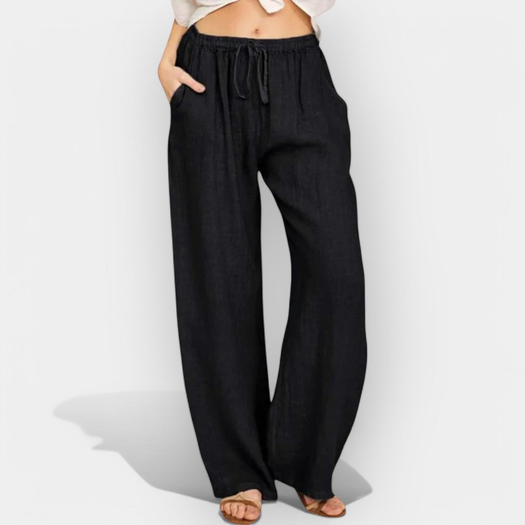 Niamh – Airy Summer Linen Trousers