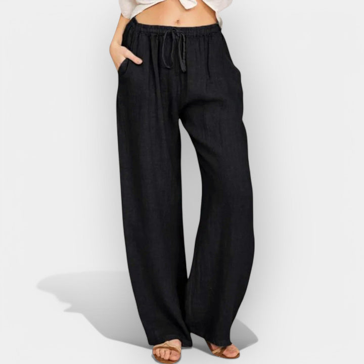 Niamh – Airy Summer Linen Trousers