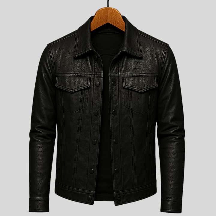 Odhrán – Premium Moto-Style Leather Jacket
