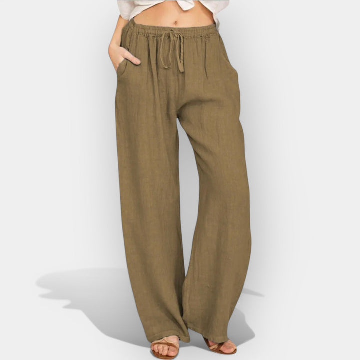 Niamh – Airy Summer Linen Trousers