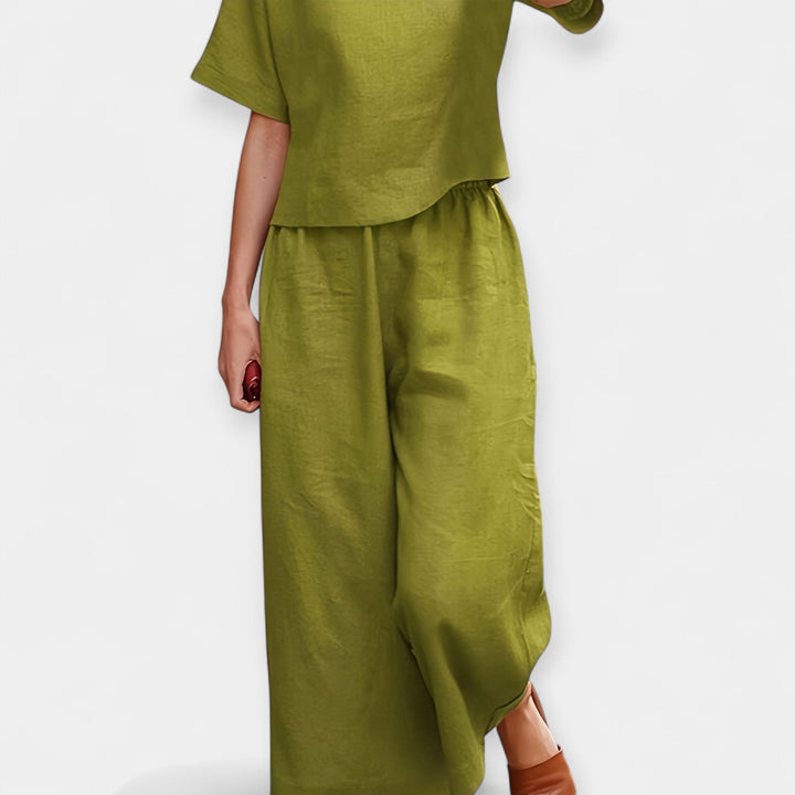 Órla – Airy Short-Sleeve Trouser Set