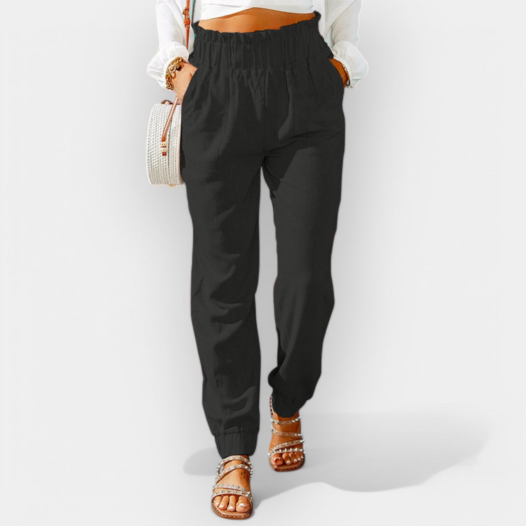Sábha – High-Waisted Trousers