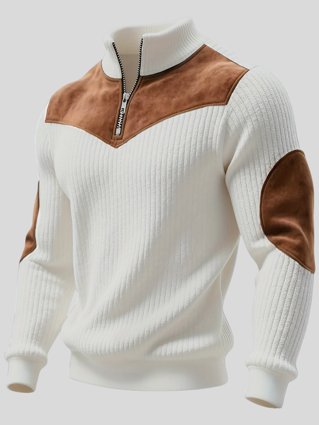 Cormac – Casual Half-Zip Knit Sweater