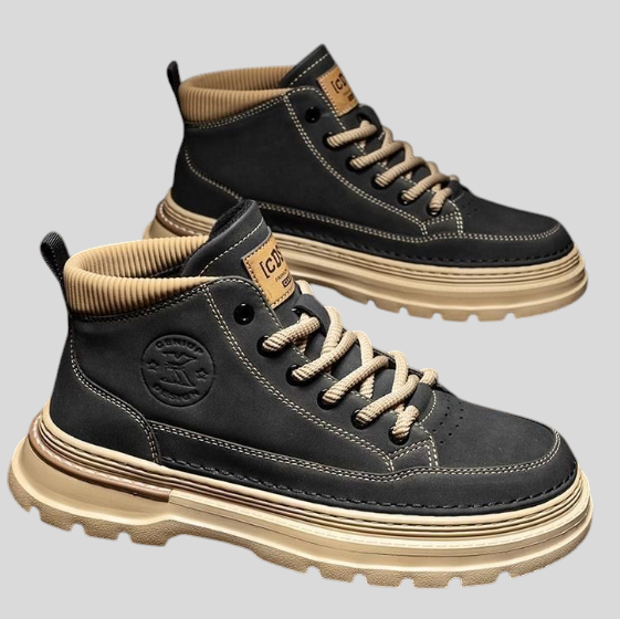 Rory – Orthopedic Leather Trainers ⏐ Premium Edition