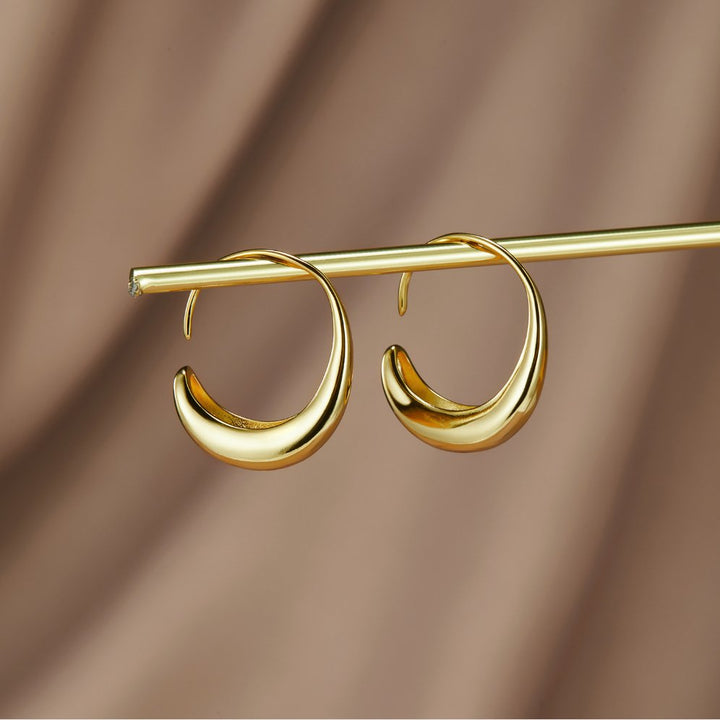 Round Drop Earrings