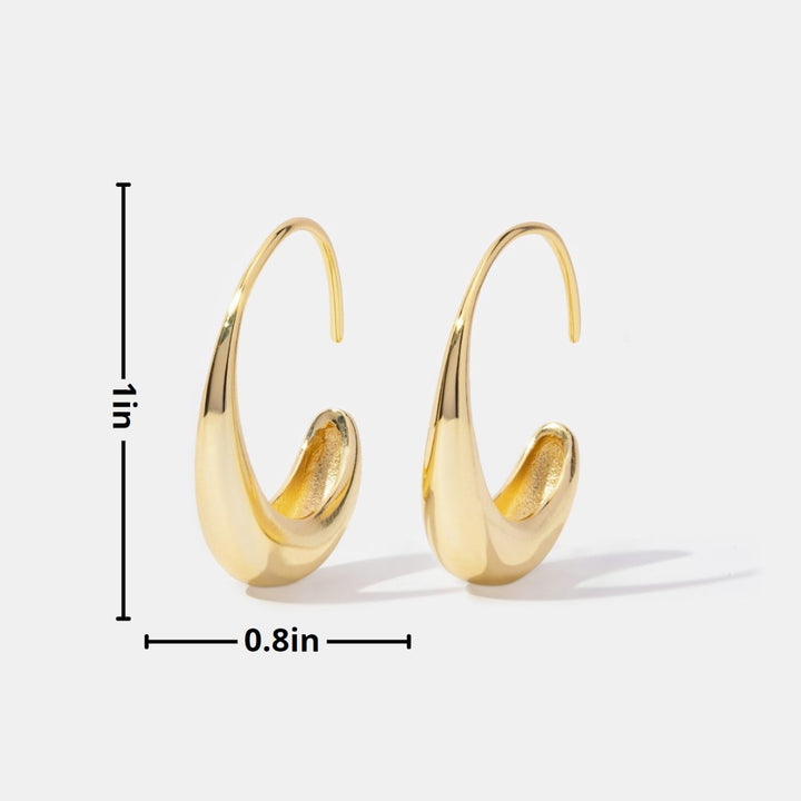 Round Drop Earrings