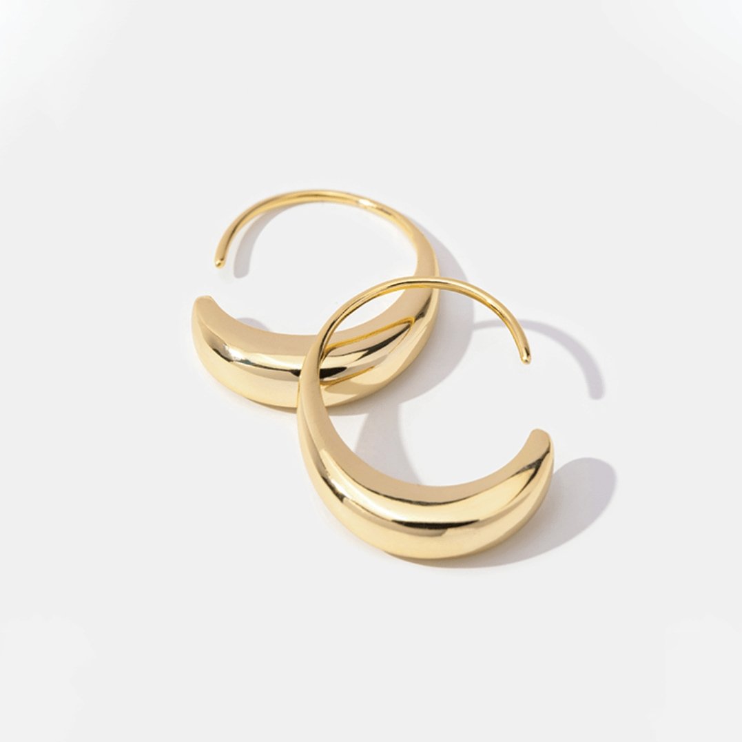 Round Drop Earrings