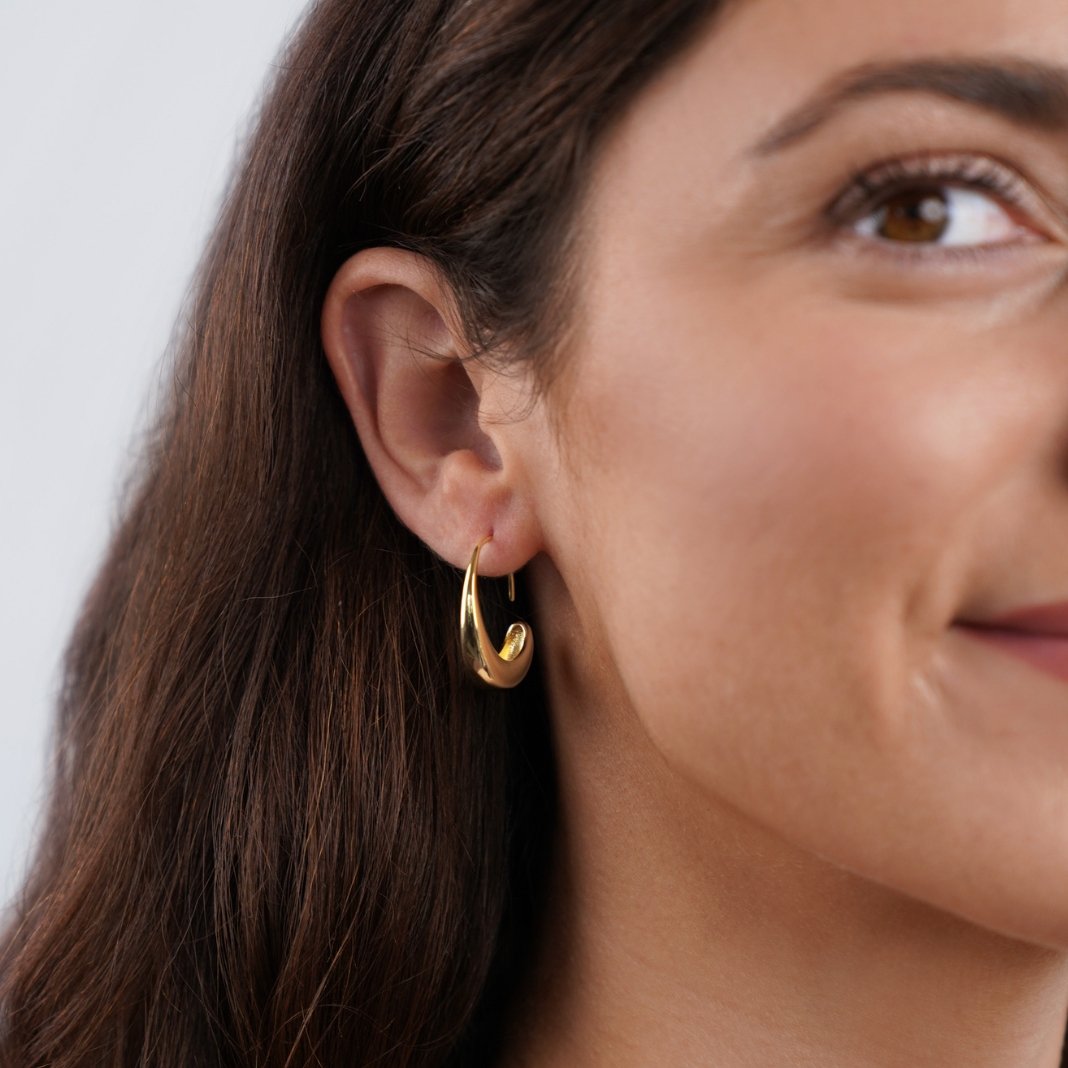 Round Drop Earrings