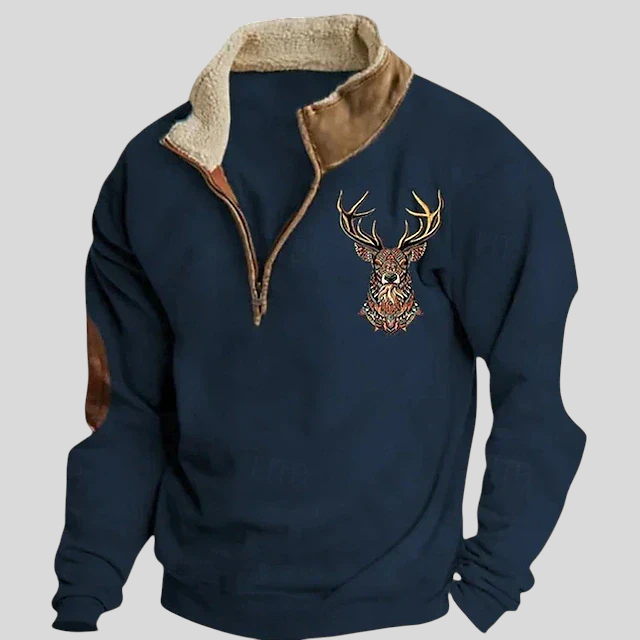 Kasper – Hoodie with Deer Motif