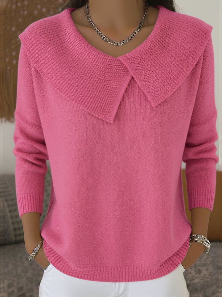 Lucia – Warm Top with Soft Collar