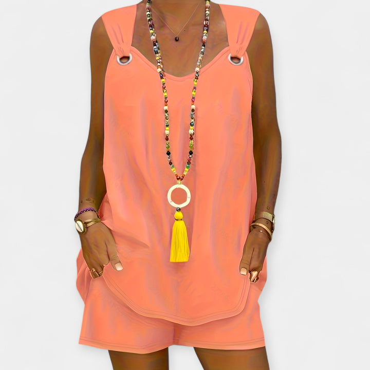 Ciara – Sleeveless Top and Shorts Set