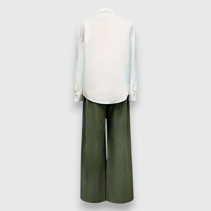 Ciara – Blouse and Wide-Leg Trousers Set