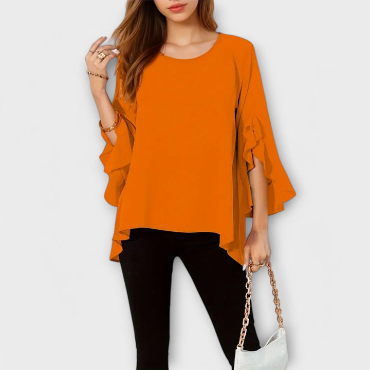 Caoimhe – Flowy Ruffle Blouse