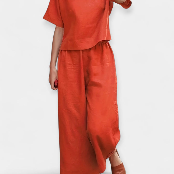 Órla – Airy Short-Sleeve Trouser Set