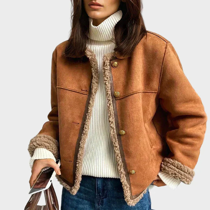 Rosalie – Elegant Timeless Shearling Jacket