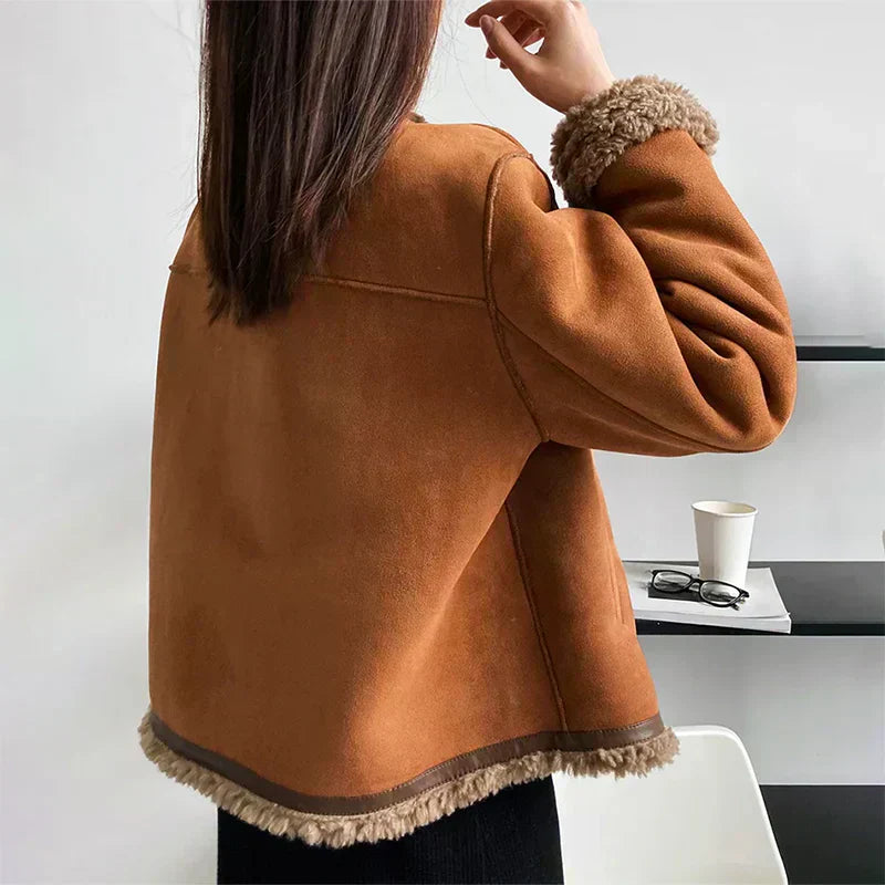 Rosalie – Elegant Timeless Shearling Jacket