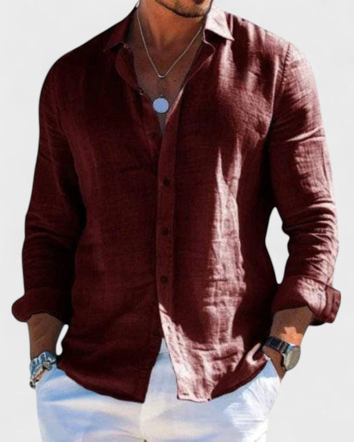 Dennis – Casual Men's Linen Shirt
