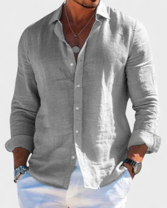 Dennis – Casual Men's Linen Shirt